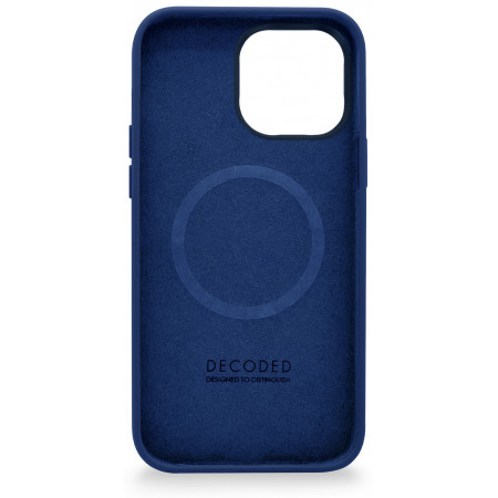 Чехол Decoded Silicone Back Cover для iPhone 14 Pro Max, силикон, синий