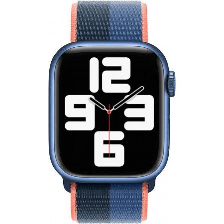Спортивный ремешок для Apple Watch 41 мм «синий омут»