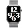 Браслет для Apple Watch 45 мм, миланский сетчатый, серебристый