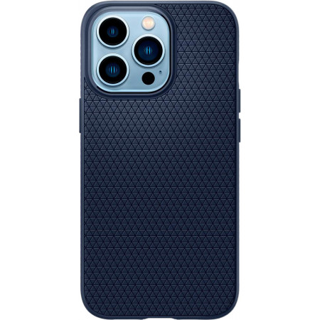 Чехол Spigen Liquid Air для iPhone 13 Pro, темно-синий