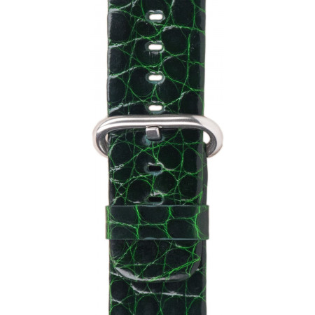 Ремешок Marcel Robert для Apple Watch 42/44 мм, аллигатор, зеленый