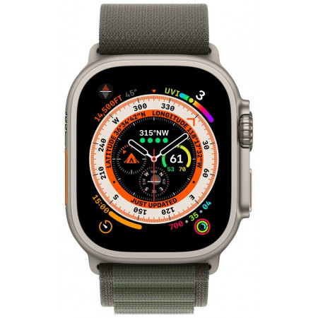 Спортивный браслет для Apple Watch 49 мм, зеленый