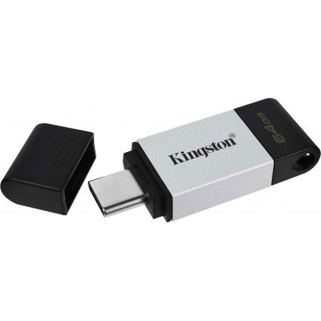 Флеш-накопитель Kingston DataTraveler 80 OTG USB Type-C, 64 ГБ