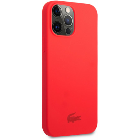 Чехол Lacoste Hard Logo для iPhone 13 Pro Max, красный