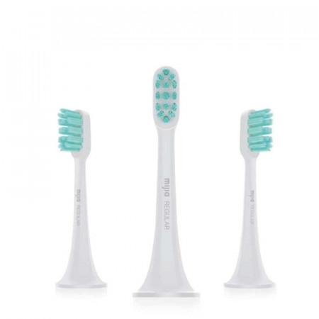 Сменные насадки для зубной щетки Xiaomi Mi Electric Toothbrush Head (комплект — 3 шт.) (DDYST01SKS; EAC)