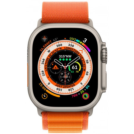 Спортивный браслет для Apple Watch 49 мм, оранжевый