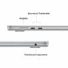 Apple MacBook Air 15" (M2, 8C CPU/10C GPU, 2023), 8 ГБ, 512 ГБ SSD, серебристый