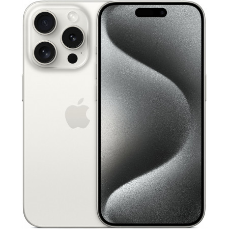 Apple iPhone 15 Pro dual-SIM 256 ГБ, «титановый белый»