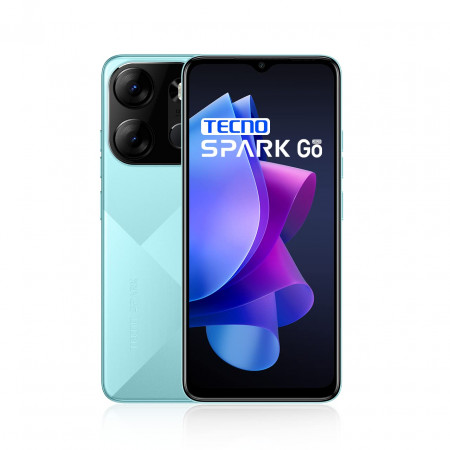 Смартфон Tecno Spark Go 2023 4 ГБ + 64 ГБ («Небесно-голубой» | Uyuni Blue)