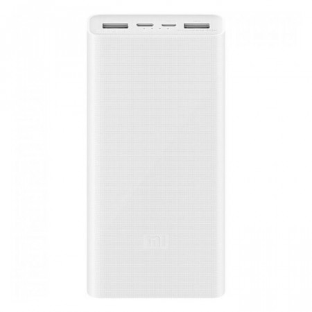 Внешний аккумулятор Xiaomi Mi Power Bank 3 20000 мА·ч (PLM18ZM)                    18 Вт, 2 USB-A QC 3.0, USB-C PD 