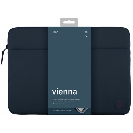 Сумка Uniq Vienna Sleeve для ноутбуков 14", нейлон, индиго