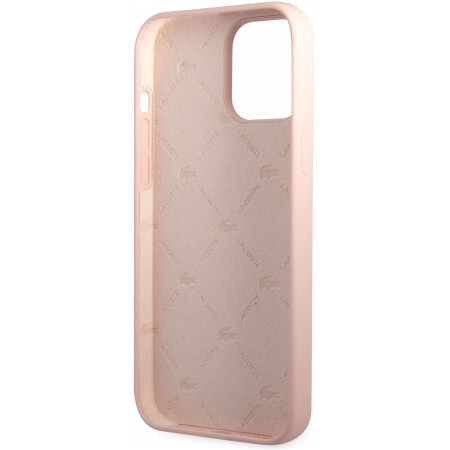 Чехол Lacoste Hard Logo для iPhone 13 Pro Max, розовый
