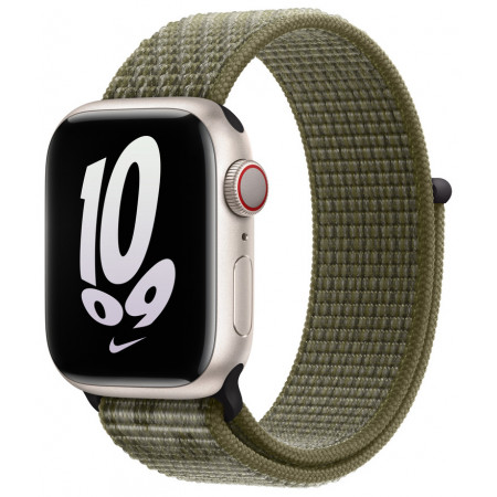 Спортивный ремешок Nike для Apple Watch 41 мм «зелёная секвойя»