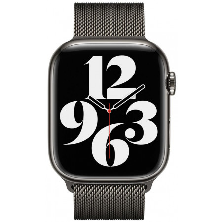 Браслет для Apple Watch 41 мм, миланский сетчатый, графитовый