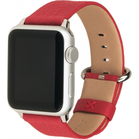 Ремешок Marcel Robert для Apple Watch 38/40 мм, теленок, красный