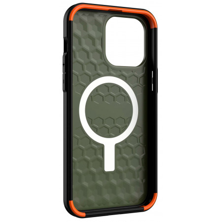 Чехол UAG Civilian Olive MagSafe для iPhone 14 Pro Max, оливковый