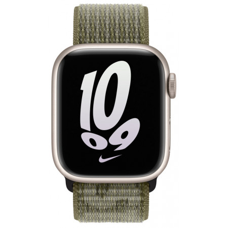 Спортивный ремешок Nike для Apple Watch 41 мм «зелёная секвойя»