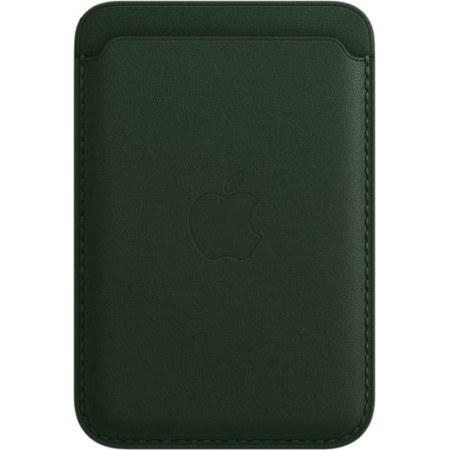 Чехол-бумажник Apple MagSafe для iPhone, кожа, «зелёная секвойя»