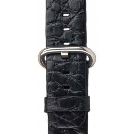 Ремешок Marcel Robert для Apple Watch 38/40 мм, аллигатор, черный