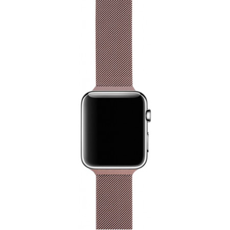 Ремешок миланская петля moonfish для Apple watch - 38/40/41 мм, розовый