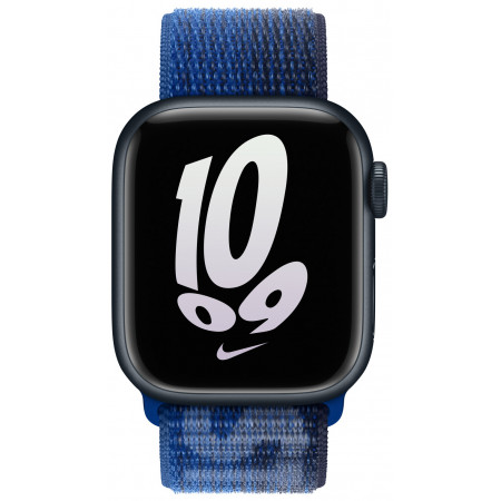 Ремешок Apple Watch 41 мм Game Royal/Midnight Navy Nike Sport Loop, синий