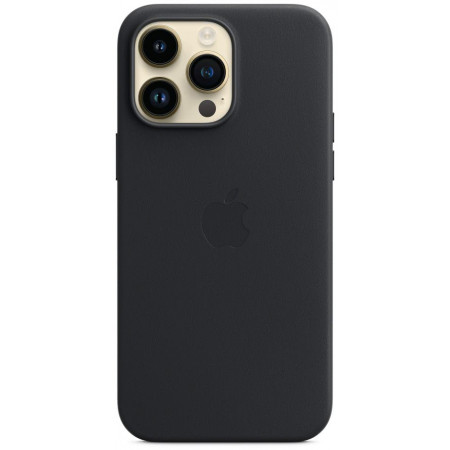 Чехол Apple MagSafe для iPhone 14 Pro Max, кожа, «тёмная ночь»