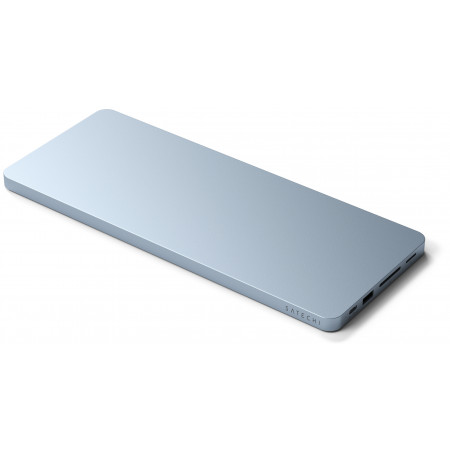 Док-станция Satechi USB-C Slim Dock для iMac 24", голубой