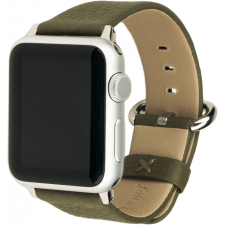 Ремешок Marcel Robert для Apple Watch 42/44 мм, теленок, зеленый