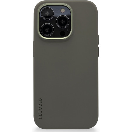 Чехол Decoded Back Cover для iPhone 14 Pro, силикон, оливковый